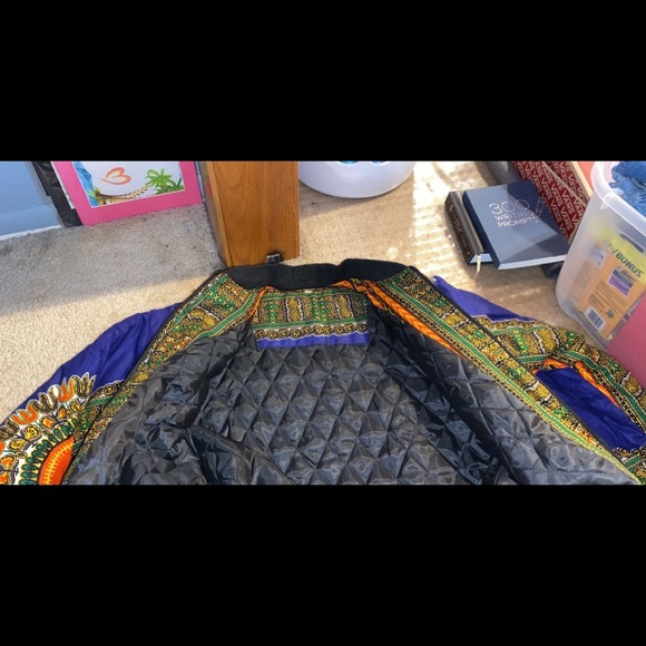 Dashiki Bomber Jacket - Picture 2 of 4